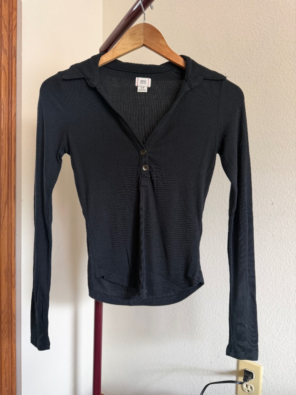 BDG long sleeve polo